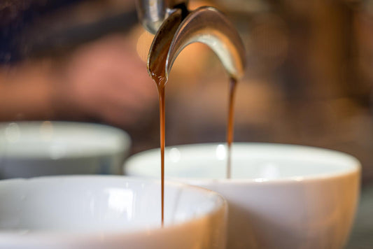 verse koffie met verse koffiebonen bereid